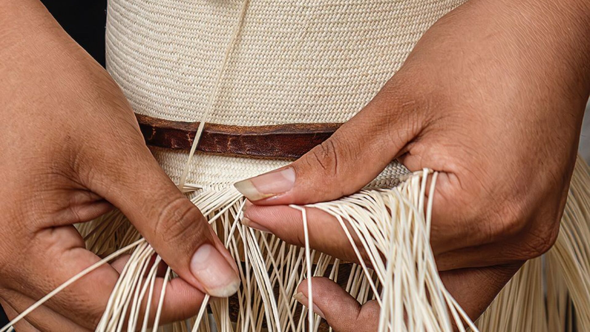 Tejido de paja toquilla